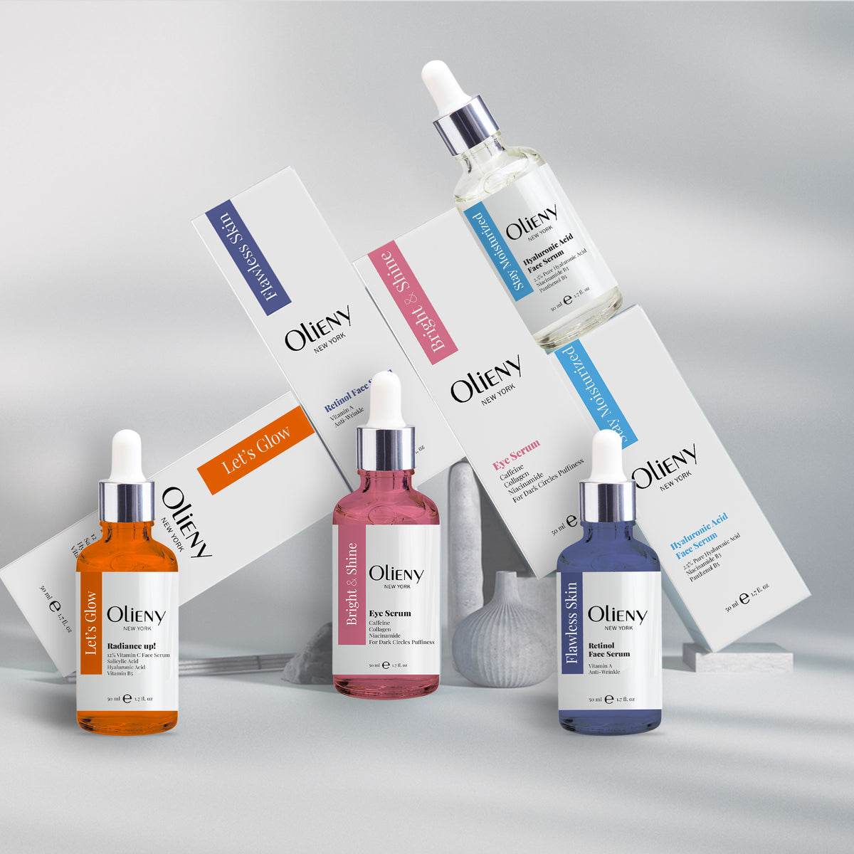 Eye Serum, Hyaluronic Acid, Vitamin C & Retinol for Radiant Skin